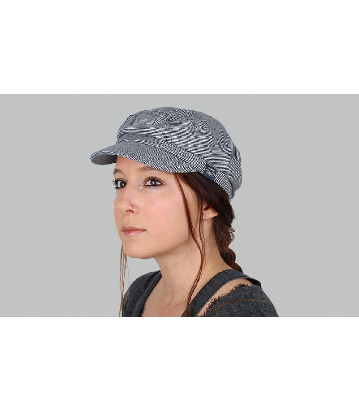 Seemanns Cap blau Dieze blue checks Seemanns Cap blau Dieze blue checks